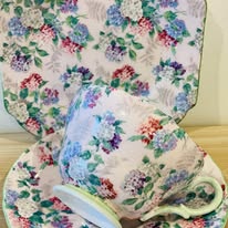 Shelley Summer Glory Trio - teacup/saucer/plate