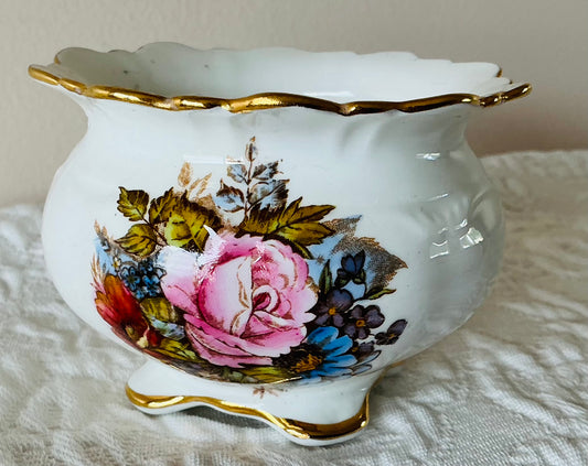 Aynsley J.A. Bailey Open Fluted Sugar Bowl