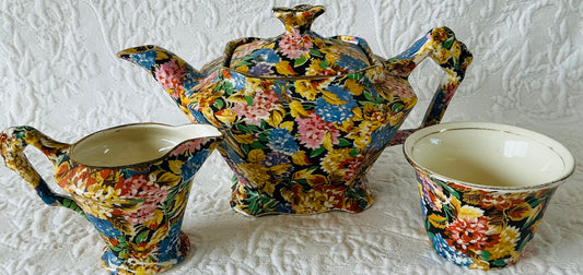 James Kent Hydrangea Teapot Set